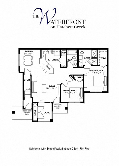 a floor plan of the waterfront on hickory creek floor plans  the